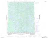 086C HARDISTY LAKE Topographic Map Thumbnail - Great Bear East NTS region