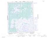 086G REDROCK LAKE Topographic Map Thumbnail - Great Bear East NTS region