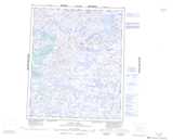086H POINT LAKE Topographic Map Thumbnail - Great Bear East NTS region