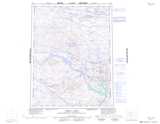 086N DISMAL LAKES Topographic Map Thumbnail - Great Bear East NTS region