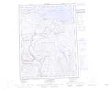 086O COPPERMINE Topographic Map Thumbnail - Great Bear East NTS region