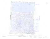086P KIKERK LAKE Topographic Map Thumbnail - Great Bear East NTS region
