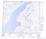 088B Deans Dundas Bay Topographic Map Thumbnail 1:250,000 scale