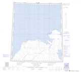 089C SATELLITE BAY Topographic Map Thumbnail - Queen Elizabeth NTS region