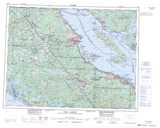092F Port Alberni Topographic Map Thumbnail 1:250,000 scale