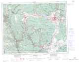 092I Ashcroft Topographic Map Thumbnail 1:250,000 scale