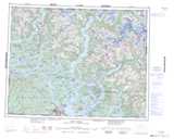 092K BUTE INLET Topographic Map Thumbnail - Coast Range NTS region