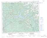 093A QUESNEL LAKE Printable Topographic Map Thumbnail