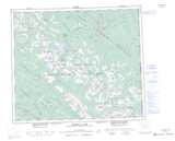 093I MONKMAN PASS Printable Topographic Map Thumbnail