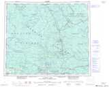 093J Mcleod Lake Topographic Map Thumbnail 1:250,000 scale
