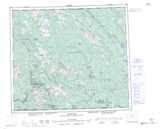093M HAZELTON Printable Topographic Map Thumbnail