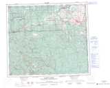 093P DAWSON CREEK Printable Topographic Map Thumbnail
