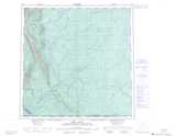 095B Fort Liard Topographic Map Thumbnail 1:250,000 scale