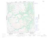 095M Wrigley Lake Topographic Map Thumbnail 1:250,000 scale