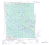 096E Norman Wells Topographic Map Thumbnail 1:250,000 scale