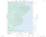 096G Fort Franklin Topographic Map Thumbnail 1:250,000 scale