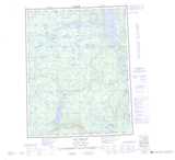 096L LAC BELOT Topographic Map Thumbnail - Great Bear West NTS region