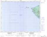 102I Cape Scott Topographic Map Thumbnail 1:250,000 scale