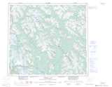 104A Bowser Lake Topographic Map Thumbnail 1:250,000 scale