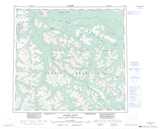 104H SPATSIZI RIVER Printable Topographic Map Thumbnail