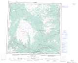 104J DEASE LAKE Printable Topographic Map Thumbnail