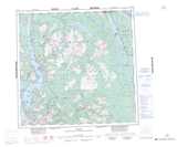 104N Atlin Topographic Map Thumbnail 1:250,000 scale