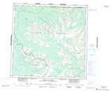 104O JENNINGS RIVER Topographic Map Thumbnail - Cassiar NTS region