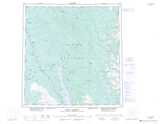 105E LAKE LABERGE Printable Topographic Map Thumbnail