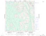 105H FRANCES LAKE Printable Topographic Map Thumbnail