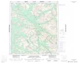 105I Little Nahanni River Topographic Map Thumbnail 1:250,000 scale