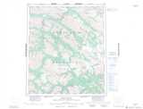 106A MOUNT EDUNI Topographic Map Thumbnail - Mackenzie NTS region