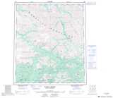 106D NASH CREEK Topographic Map Thumbnail - Mackenzie NTS region