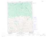 106F SNAKE RIVER Topographic Map Thumbnail - Mackenzie NTS region