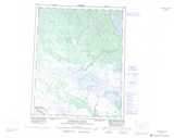 106J ONTARATUE RIVER Topographic Map Thumbnail - Mackenzie NTS region