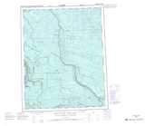 106K MARTIN HOUSE Topographic Map Thumbnail - Mackenzie NTS region