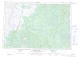 107A Crossley Lakes Topographic Map Thumbnail 1:250,000 scale