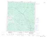 115I CARMACKS Printable Topographic Map Thumbnail