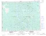 115O STEWART RIVER Topographic Map Thumbnail - Yukon River NTS region