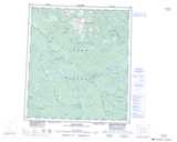 115P MCQUESTEN Topographic Map Thumbnail - Yukon River NTS region