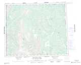 116J PORCUPINE RIVER Printable Topographic Map Thumbnail