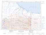 117C DEMARCATION POINT Topographic Map Thumbnail - Vuntut NTS region