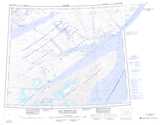 120C LADY FRANKLIN BAY Printable Topographic Map Thumbnail