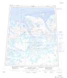 340E M'CLINTOCK INLET Printable Topographic Map Thumbnail