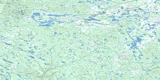 St Augustin River Topo Map 013B at 1:250,000 Scale