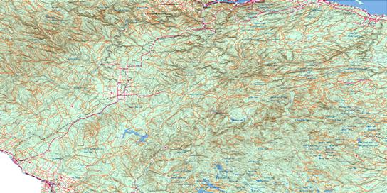 Campbellton Topo Map 021O at 1:250,000 Scale