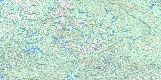 Riviere Serigny Topo Map 023N at 1:250,000 Scale