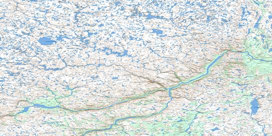 Lac Aigneau Topo Map 024E at 1:250,000 Scale