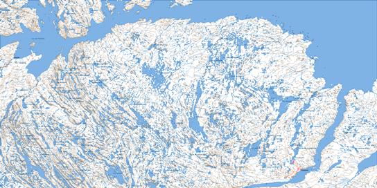 Kuujjuaq Topo Map 024K at 1:250,000 Scale