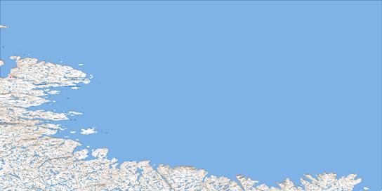 Kangiqsujuaq Topo Map 025E at 1:250,000 Scale