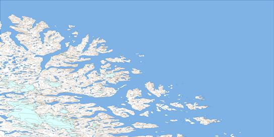 Leybourne Islands Topo Map 026A at 1:250,000 Scale